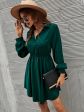 CAMICIA VESTITO SATINATO VERDE
