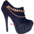 Scarpe nere scamosciate